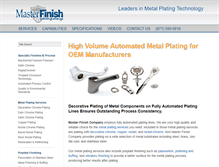 Tablet Screenshot of masterfinishco.com